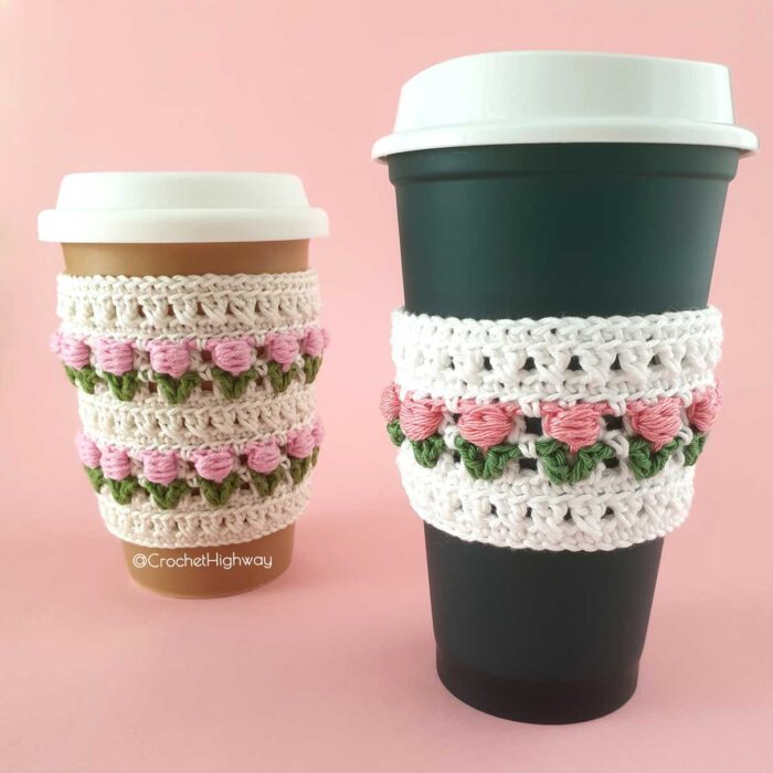 crochet cup cozy pattern