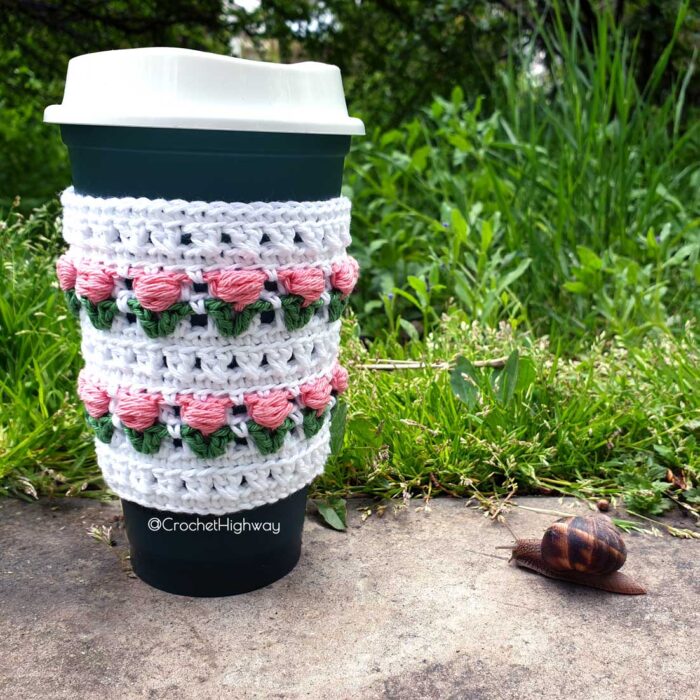 crochet cup cozy pattern