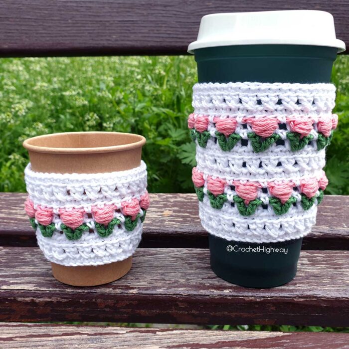 crochet cup cozy pattern