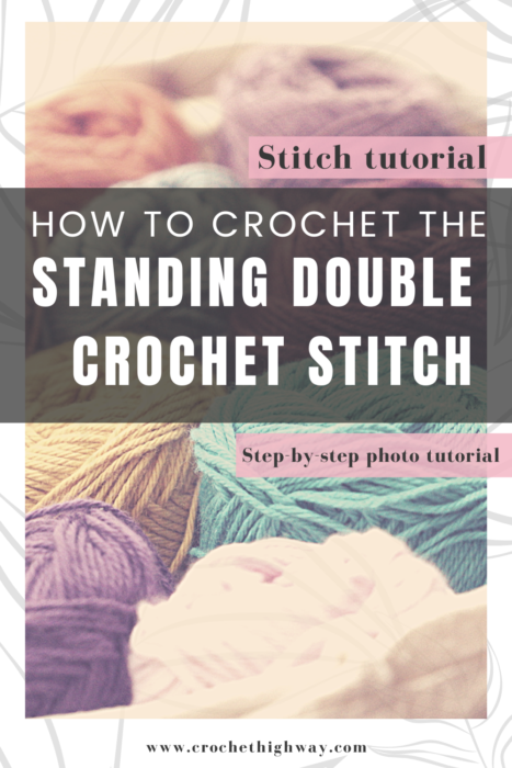 Standing Double Crochet Stitch 6533