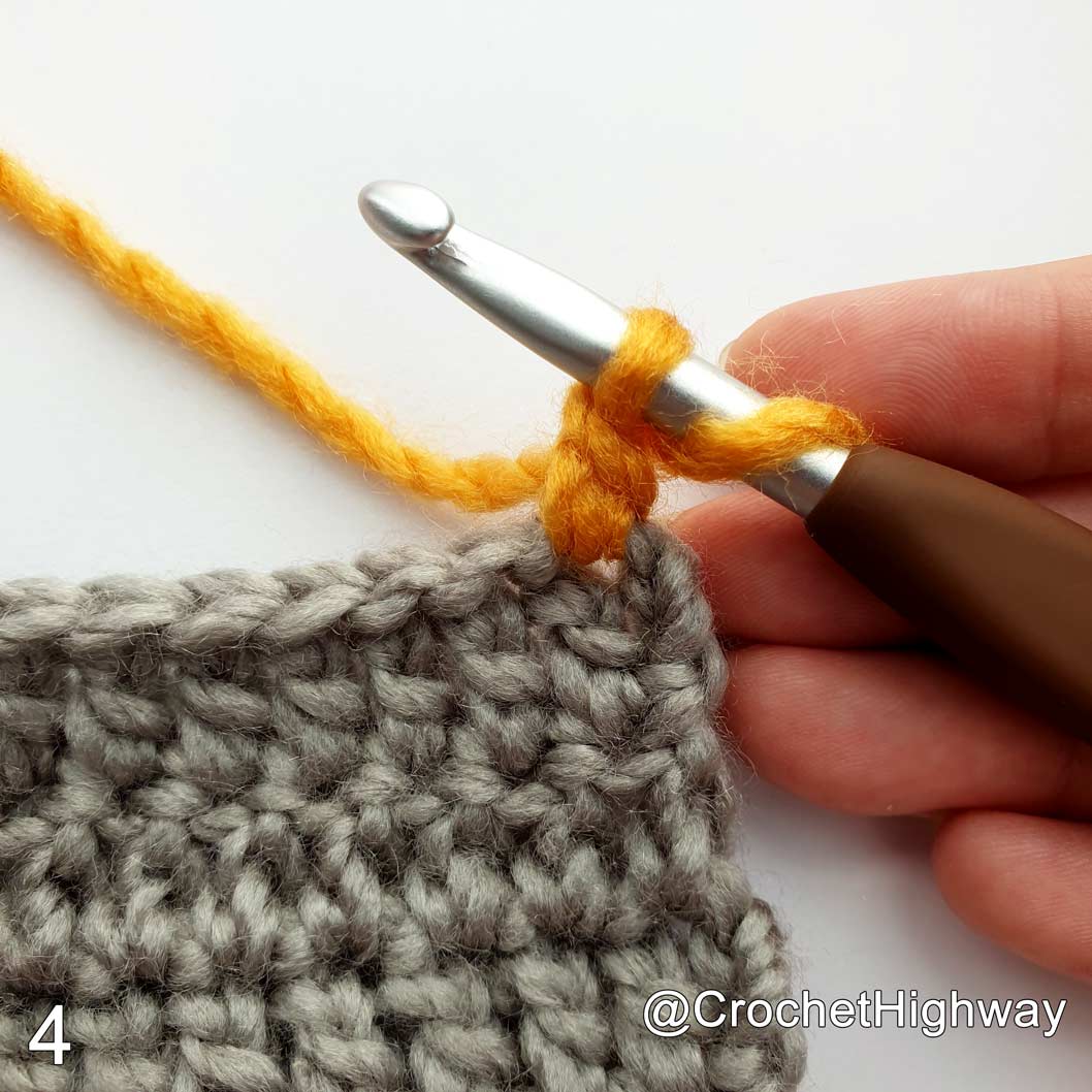 Standing Double Crochet Stitch 4264