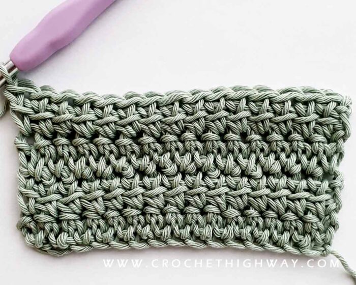 Linked Double Crochet Stitch