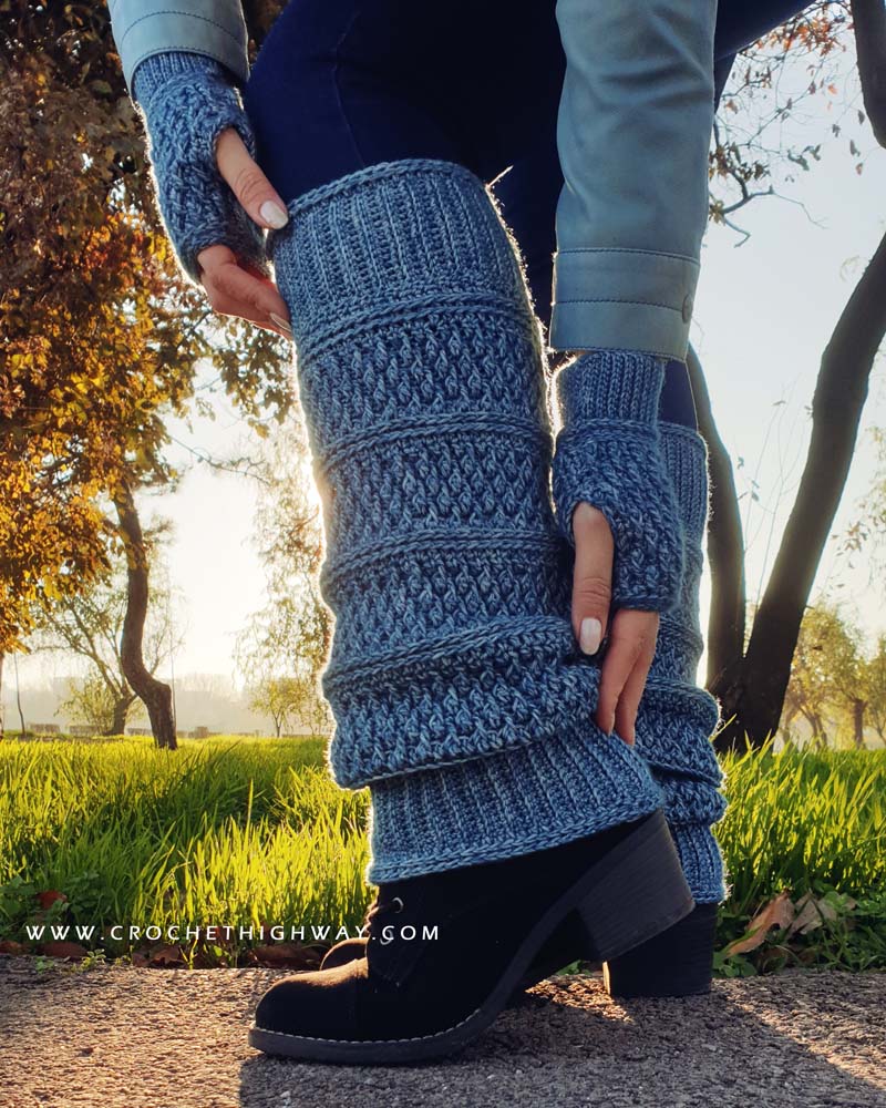 Legwarmer crochet pattern leg warmer boot cuffs