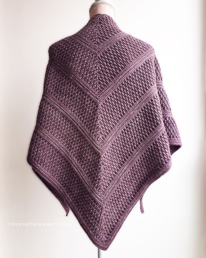 Cosmopolitan Shawl crochet shawl pattern