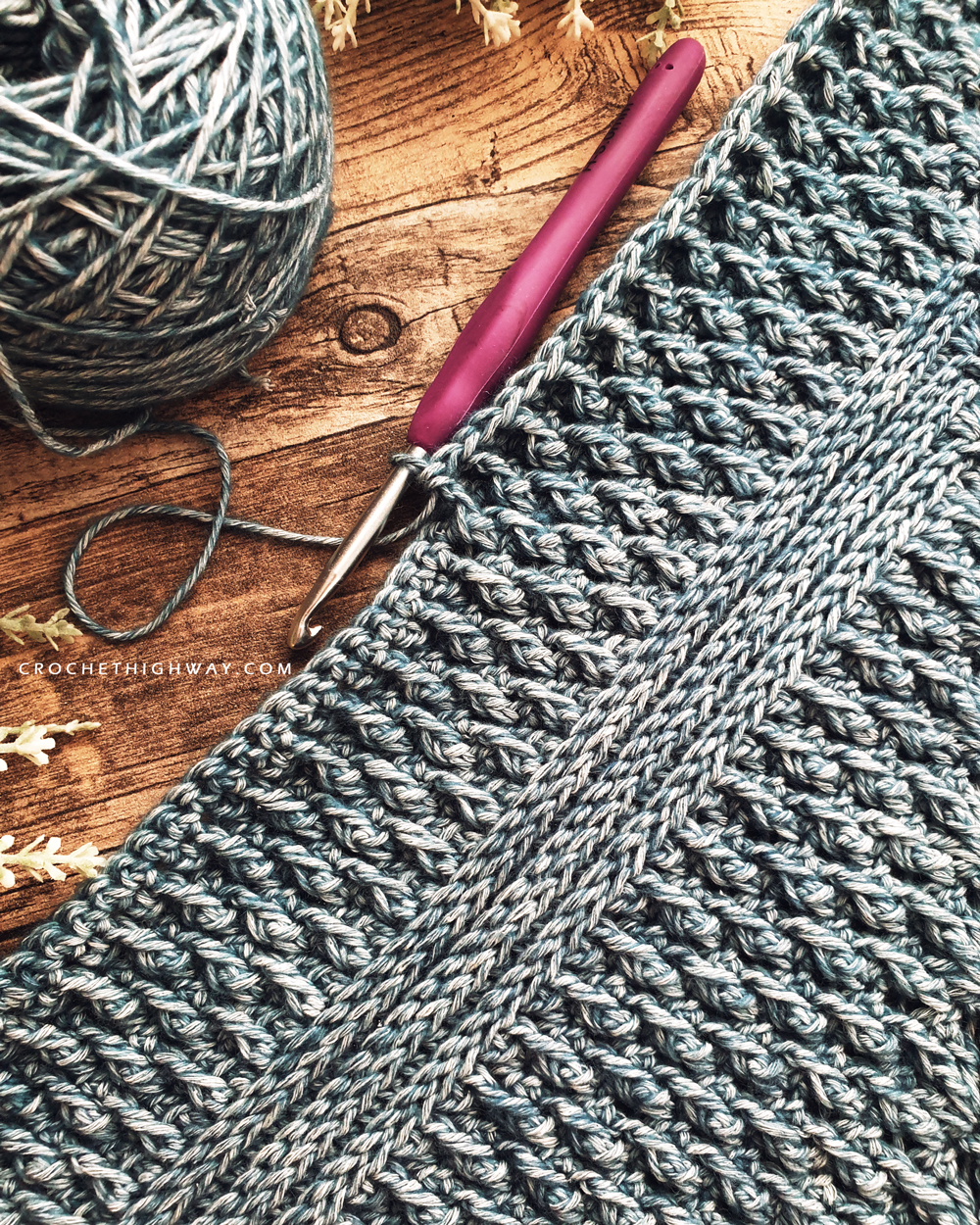 Cosmopolitan Shawl crochet shawl pattern