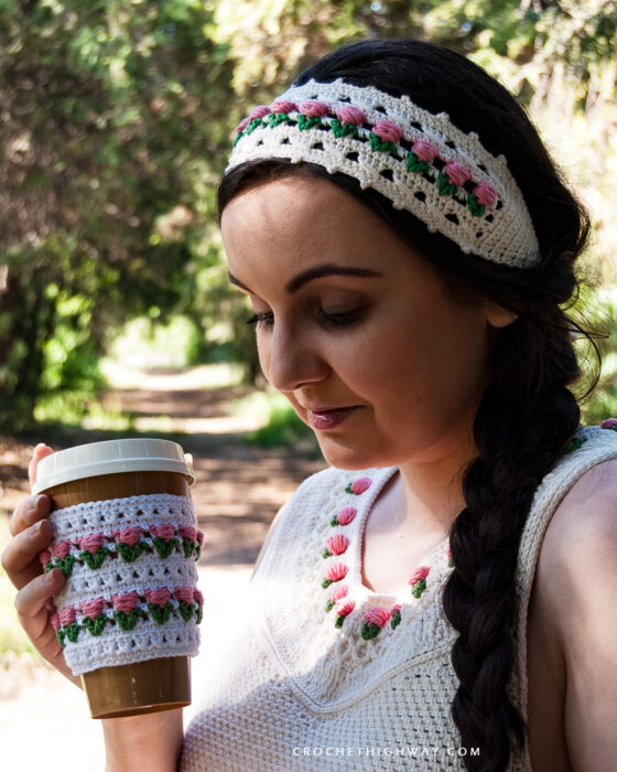 Starry Drink Cozy PDF Pattern