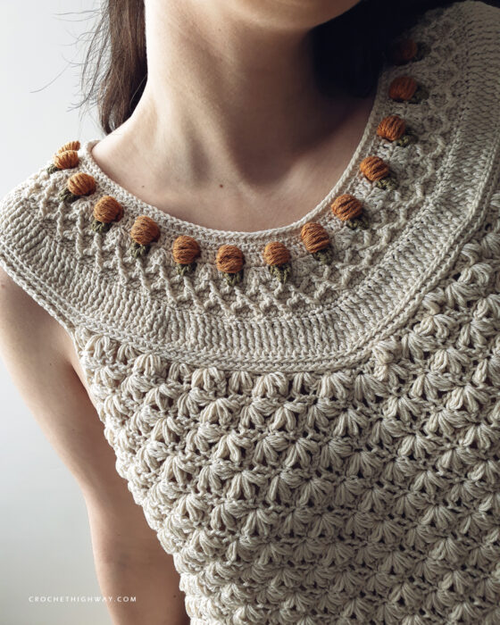 Simple Boho Crochet Crop Top – Lunar Knits by Lori