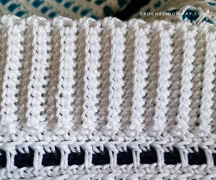 How to crochet ribbing for beginners 