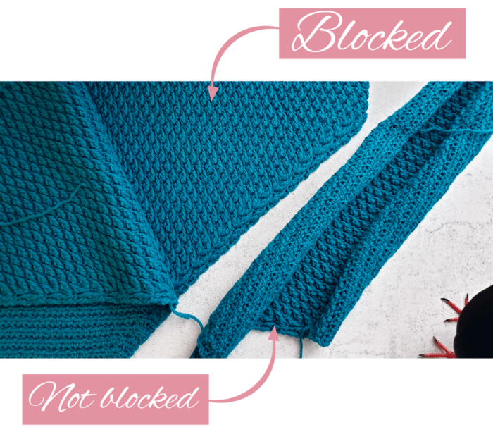 How to block your crochet garments 