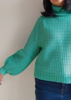 Dewdrop Sweater Free Crochet Pattern