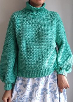 Dewdrop Sweater Free Crochet Pattern