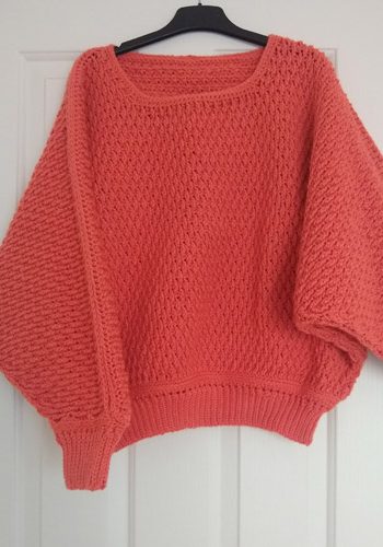 Cosmopolitan Sweater Crochet Pattern Tester Amy @craftybritabroad Size 3 (2)