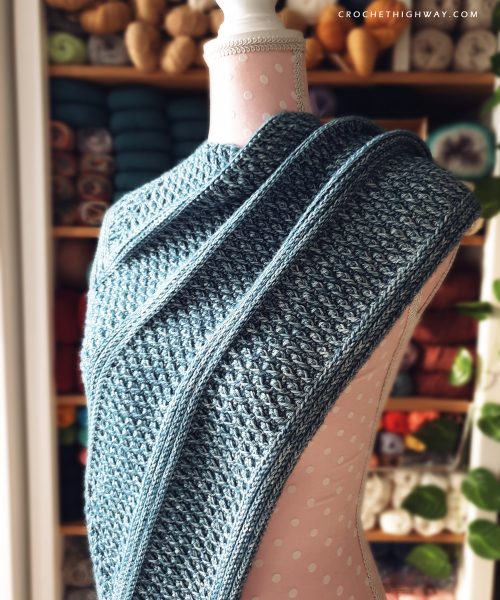 Cosmopolitan Shawl crochet shawl pattern